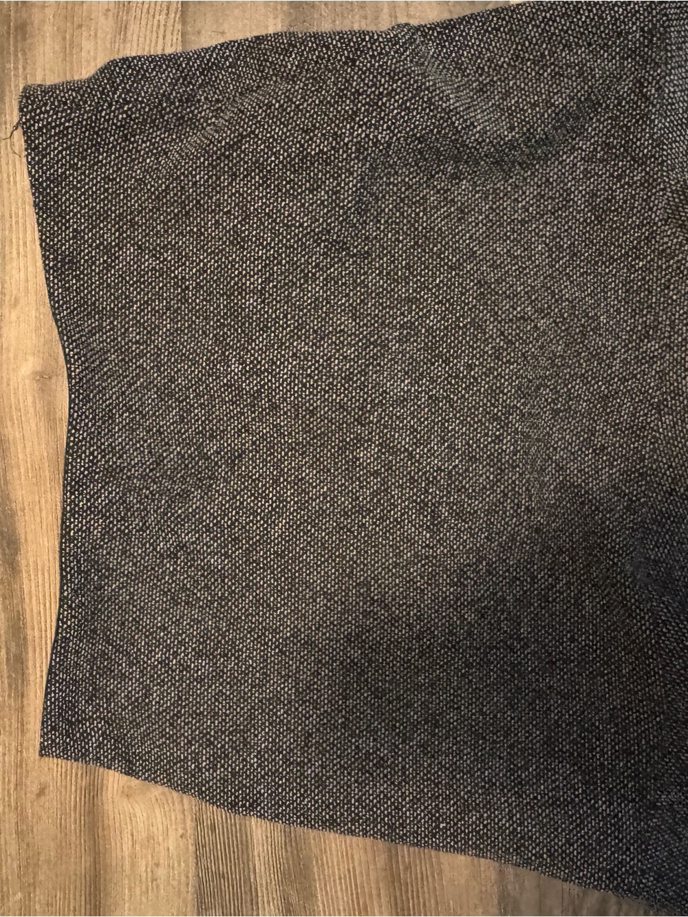 LOFT Mini Skirt in Charcoal Speckle